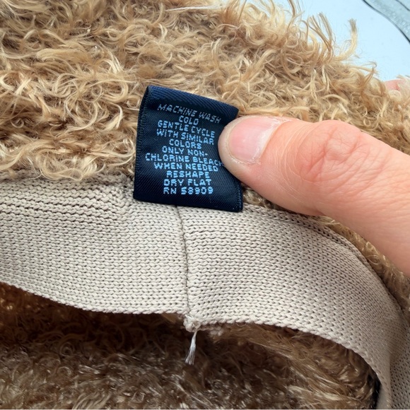 Westbound Fuzzy Bucket Hat – Tan – 59 cm - Picture 6 of 6